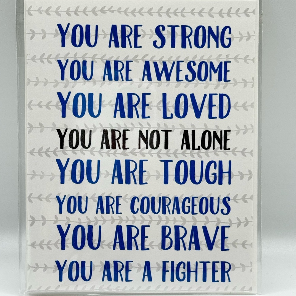 Greeting Card: You are Strong